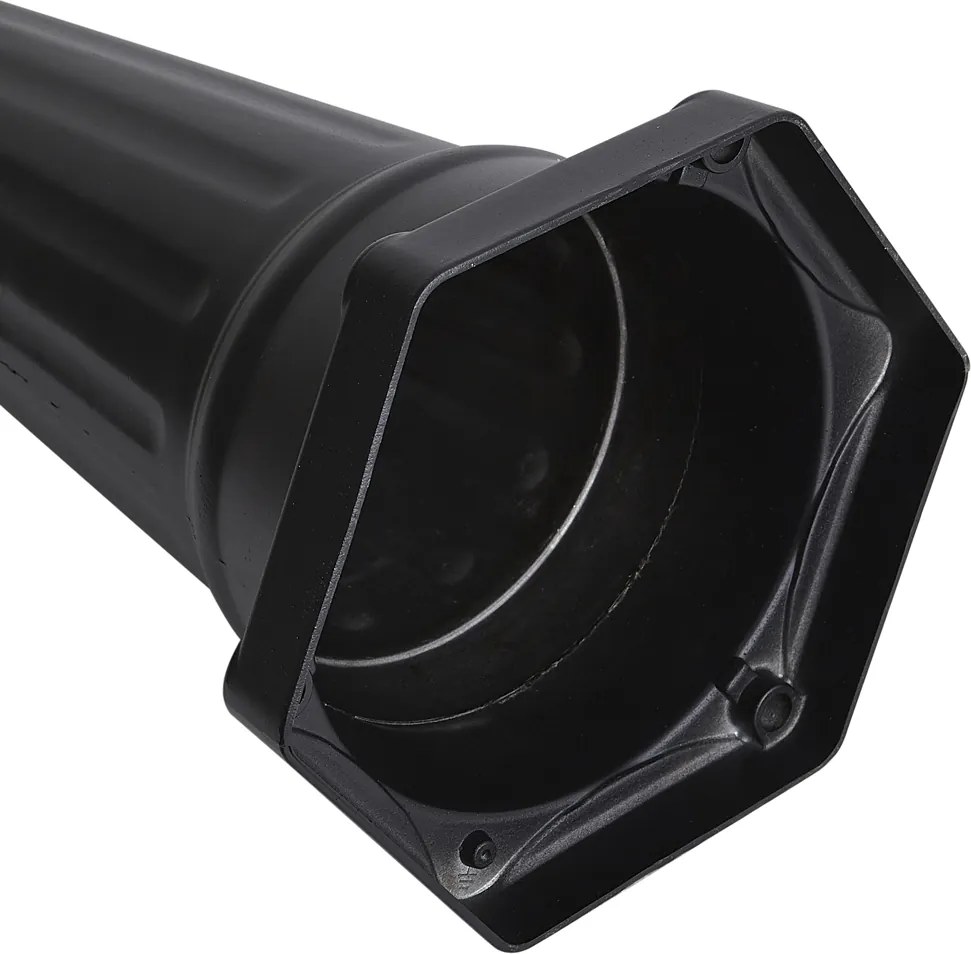 Klasszikus kültéri lámpás fekete rézzel 220cm 3-lámpás IP44 - Havana