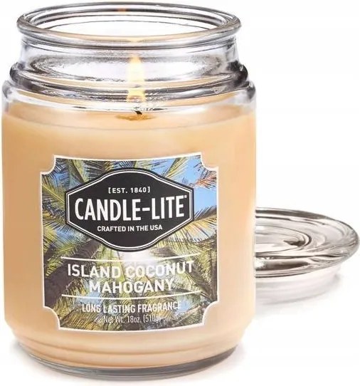 Kókuszos növényi viaszból készült illatosító Gyertya