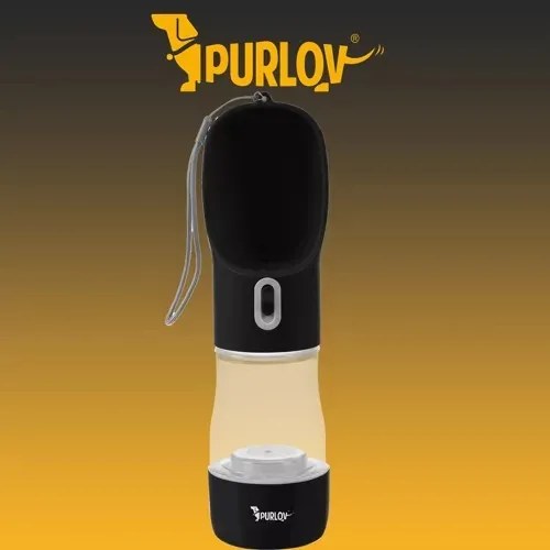 Bottle/bottle with bowl for dog Purlov 21033