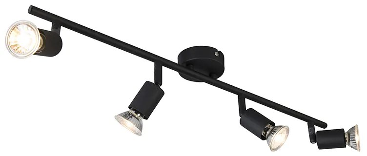 Okos spotlámpa fekete dönthető, WiFi-vel, GU10 - Jeany