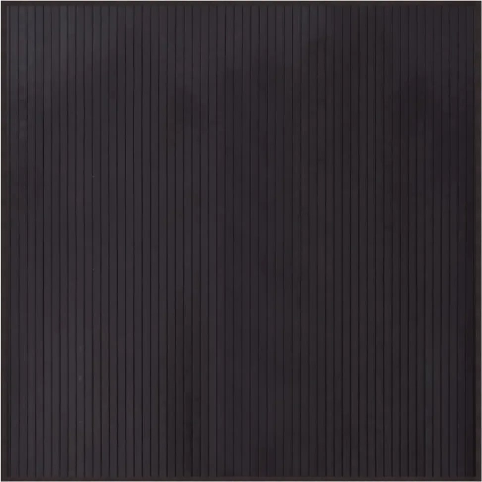 vidaXL sötétbarna bambusz négyzet alakú szőnyeg 100 x 100 cm