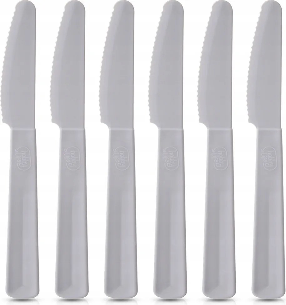 Asztali Kés Műanyag Szürke Többfunkciós Szett 6 Db-os