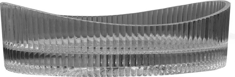 Mexen Kivo üveg mosdó 50 x 37 cm, fekete - 24215070