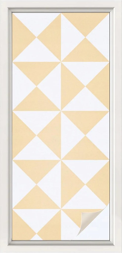 Szélvédőfólia Adatvédelem Geometrikus háromszögek 50x116 cm