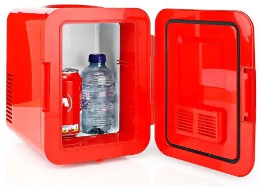 Melissa - Hordozható mini hűtőszekrény 48W/12/230V piros