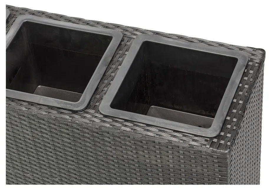 Patteo fekete kültéri virágtartó - Bonami Essentials