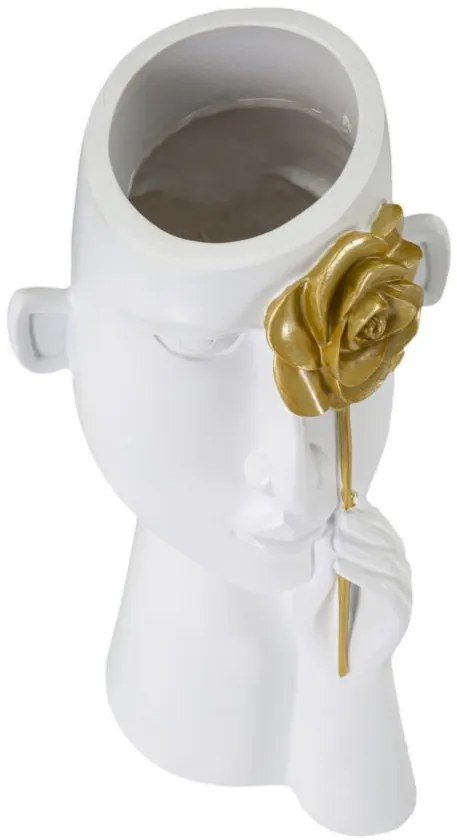 Vaso arc c/fiore 14x13x27cm