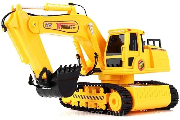 8 Csatornás RC Távirányítású Markoló Munkagép 1:14 2,4GHz akkumulátoros