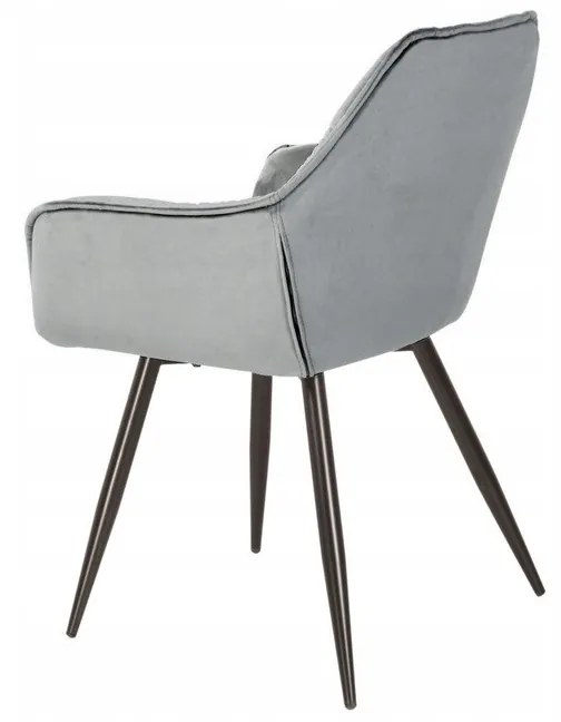 PreHouse Kárpitozott KING szék világosszürke színben