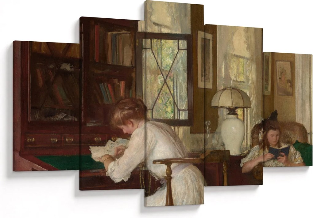 Kép - Edmund Tarbell, Josephine and Mercie, reprodukciók (150x105 cm)
