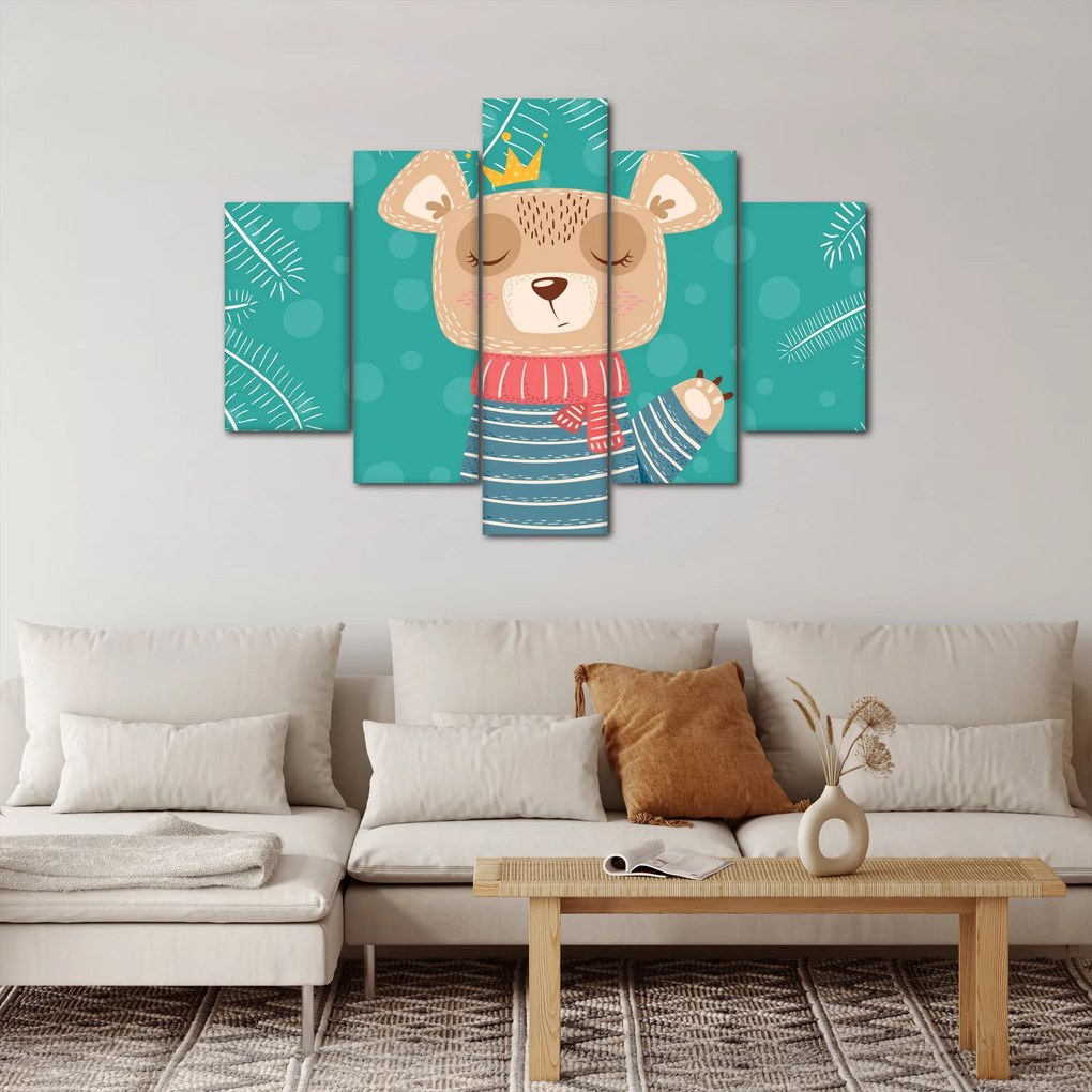 Kép - Integető mackó (150x105 cm)