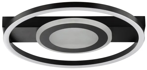 Brilliant -LED RGBW dimmelhető mennyezeti lámpatest MAUREEN LED/20W/230V 3000-6500K fekete+ távirányítóval