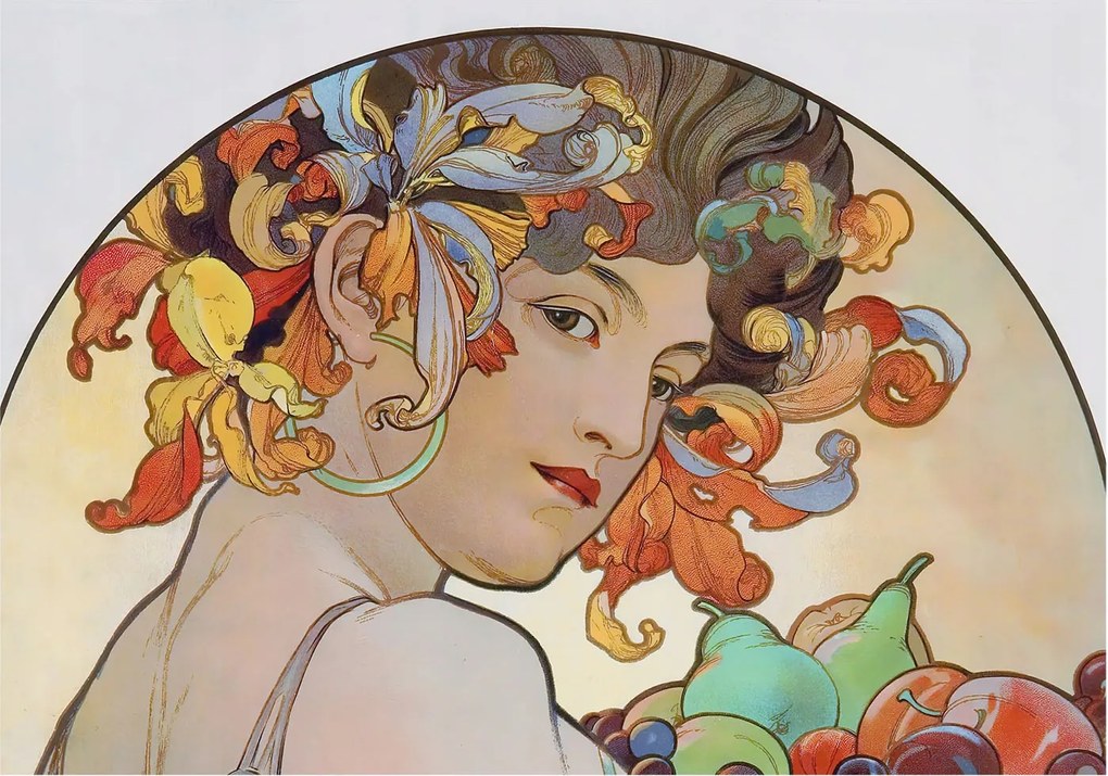 Fotótapéta Fali tapéta Hálószoba Nappali Színes szecesszió 208x146 Ragasztó