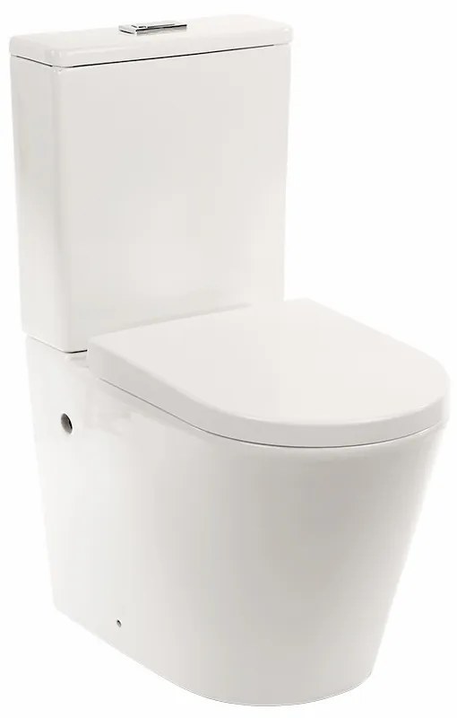 Paulo rimless WC kombi alsó/hátsó kifolyással soft close ülőkével