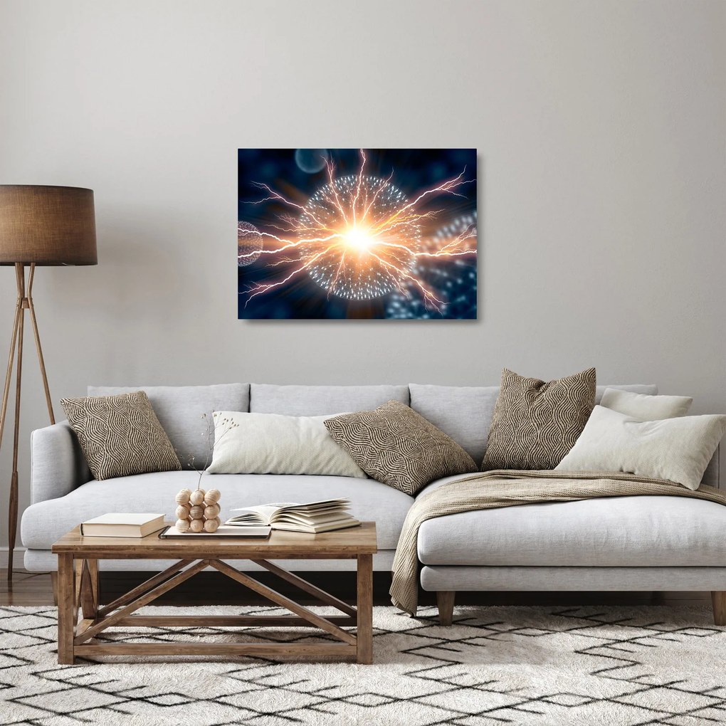 Kép - Atom (üvegen) (70x50 cm)