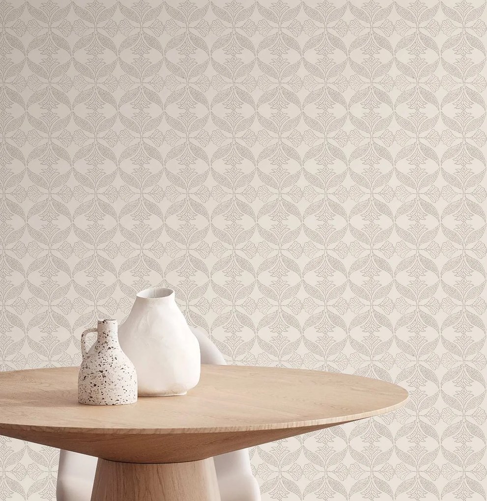 Decoprint Antibes Ornament krém-pezsgő ornamentális vlies tapéta – AN28230