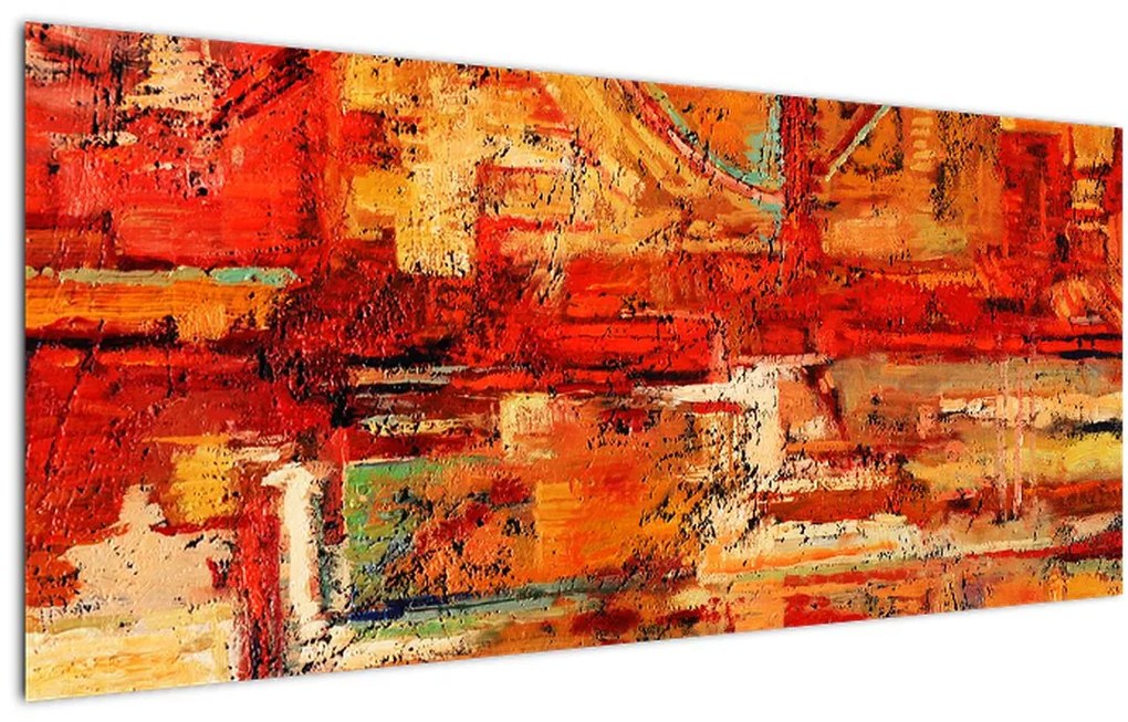 A falfestmény képe (120x50 cm)