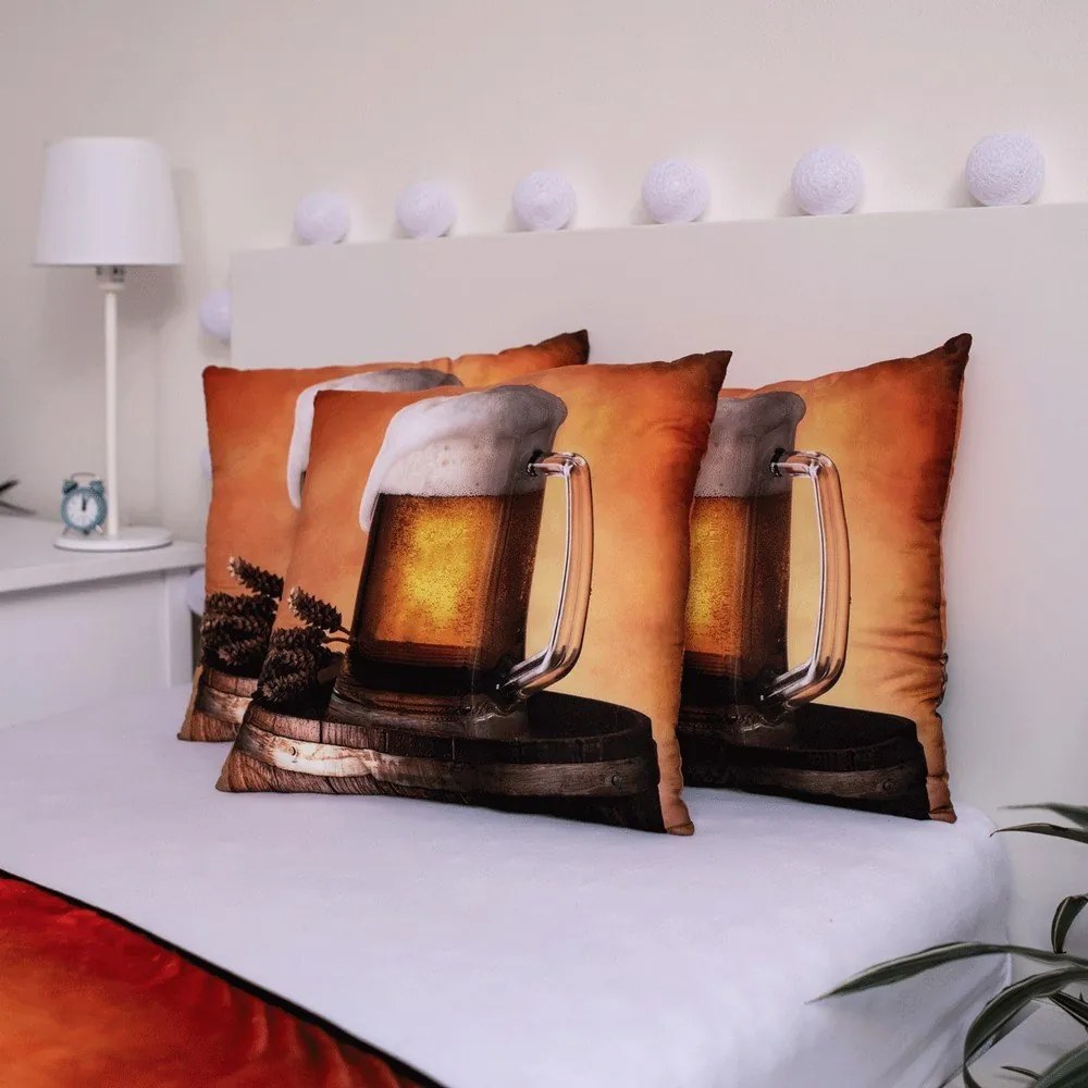 Díszpárna 40x40 cm Beer – Jerry Fabrics
