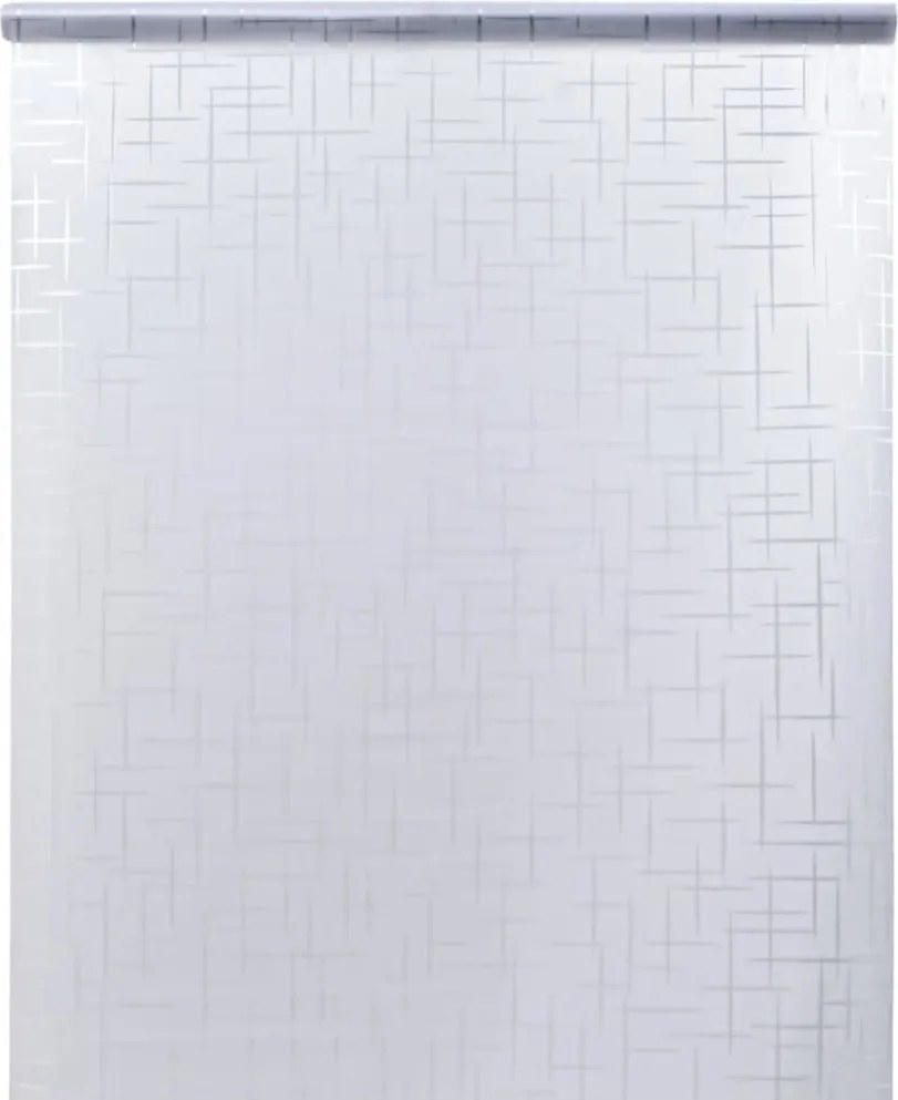 vidaXL matt csillagmintás PVC ablakfólia 45 x 500 cm