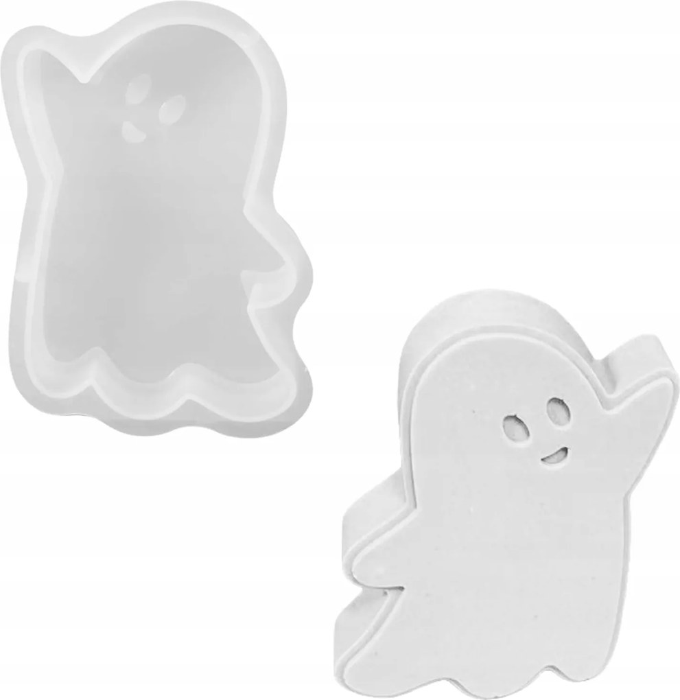 Halloween szilikon öntőforma gyertya dekoráció praliné Diy szellem Wantushui