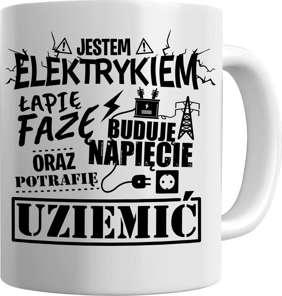 Nyomott Mintás Bögre Villanyszerelőnek Villanyszerelő Vagyok