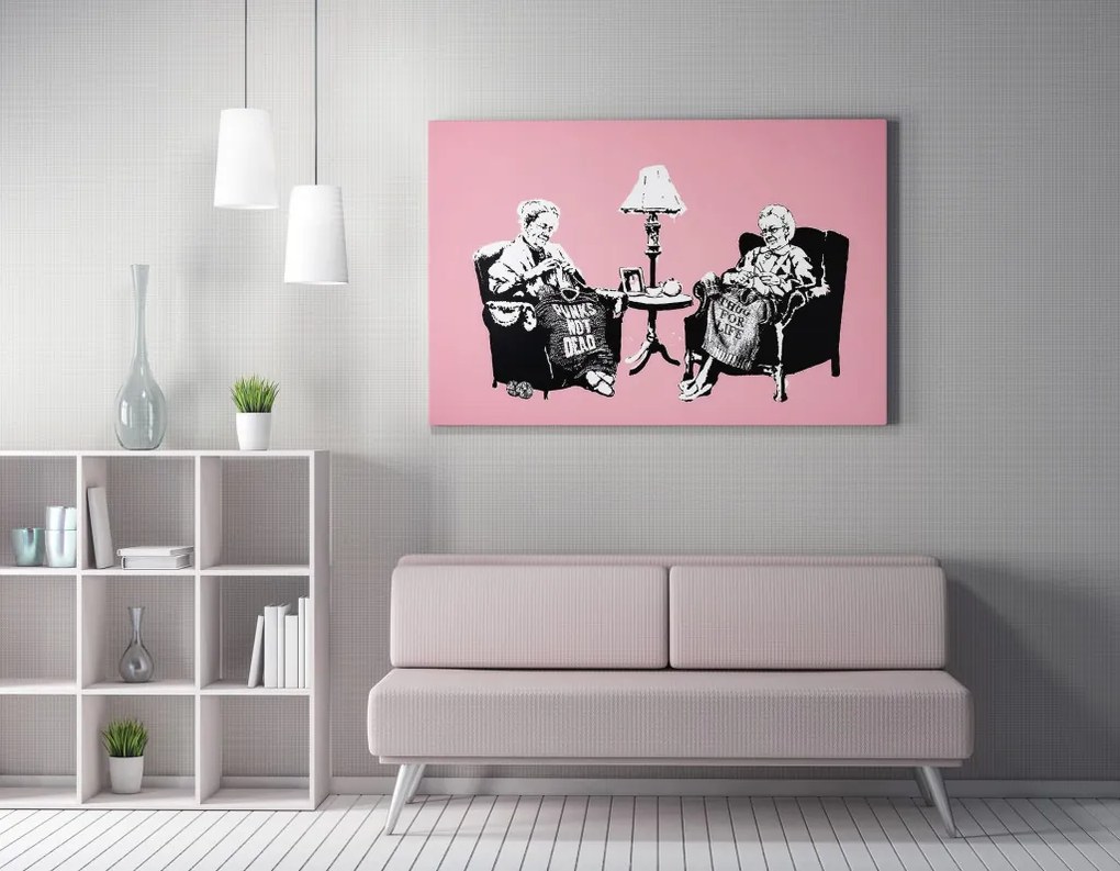 WY141 Banksy vászonkép, 50 x 70 cm