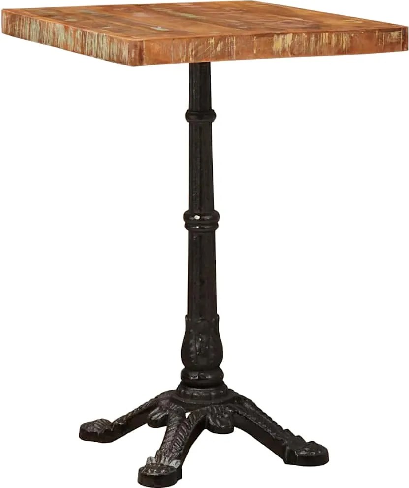 vidaXL Bisztróasztal Barna 50 x 50 x 76 cm Szilárd Újrahasznosított Fa