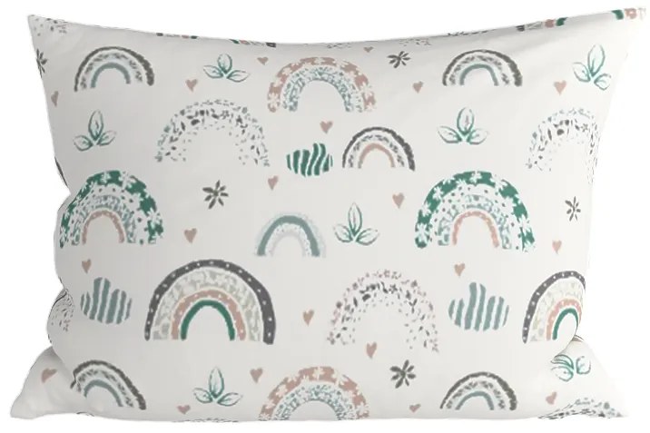 2 db díszpárnahuzat szett RAINUBI 40x60 cm, fehér