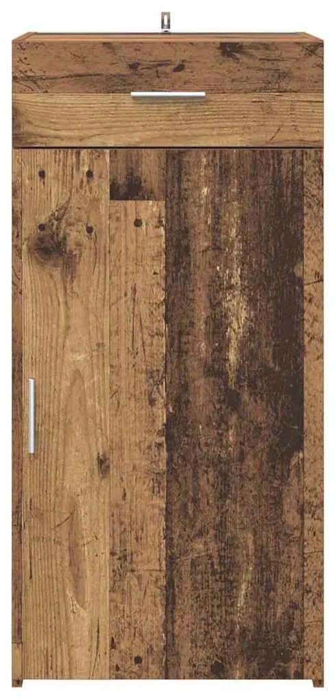 Széf fiókkal Régi fa 42.5 x 40 x 93 cm Faanyag