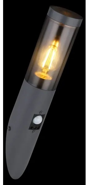 Globo 3157SAS- Kültéri fali lámpa érzékelővel BOSTON 1xE27/60W/230V IP44