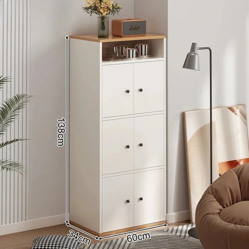 Komód hálószoba nappali bútor 4 ajtós szekrény 96x24x80 cm PN01