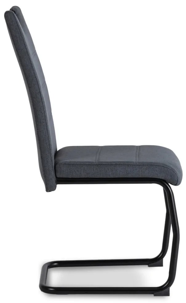 Szánkótalpas Étkezőszék Szürke Színben. LOPEZ