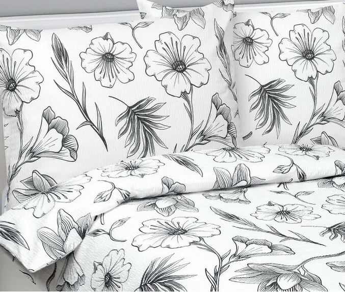 Bellatex Krepp ágynemű Ibišek, 140 x 200 cm, 70 x90 cm, 140 x 200 cm, 70 x 90 cm