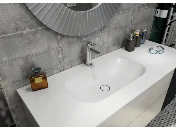 Sapho - Süllyesztett mosdó IMPALA 58,8x35,5 cm fehér