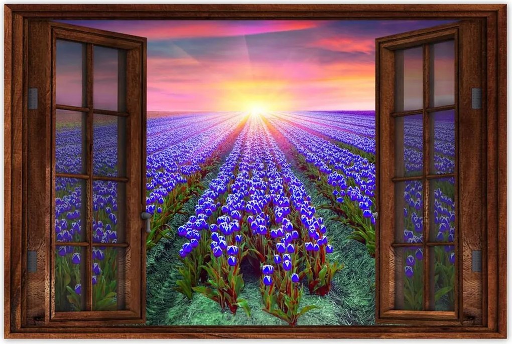 Poszter 60x40 Tulipántenger Tulipánok