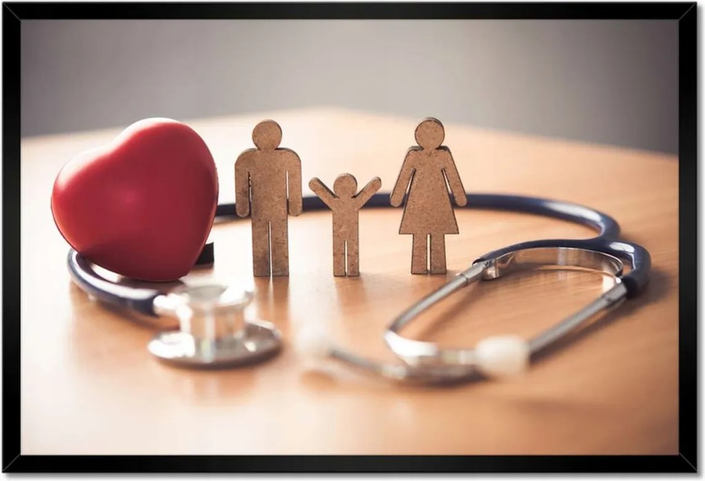 Plakátok keretben 60x40 Orvosi biztosítás