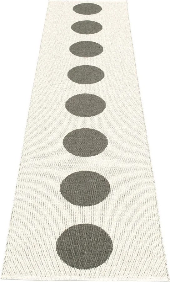 Sötétszürke kültéri-beltéri futószőnyeg 70x300 cm Vera Charcoal – Pappelina