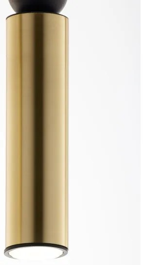 Jupiter 2012 - Csillár zsinóron ALAS 5xGU10/10W/230V fekete/arany