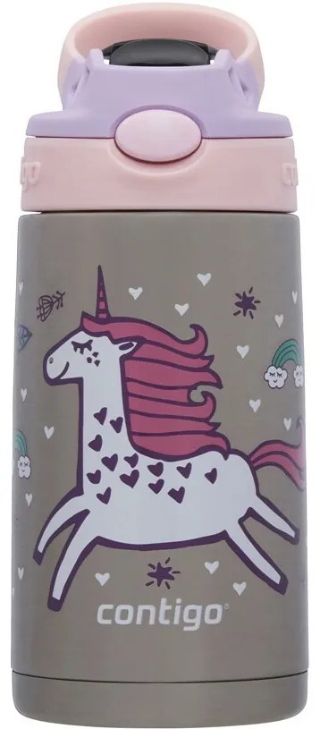 Contigo Gyermek hőálló palack Easy Clean 380 mlStrawberry Unicorn