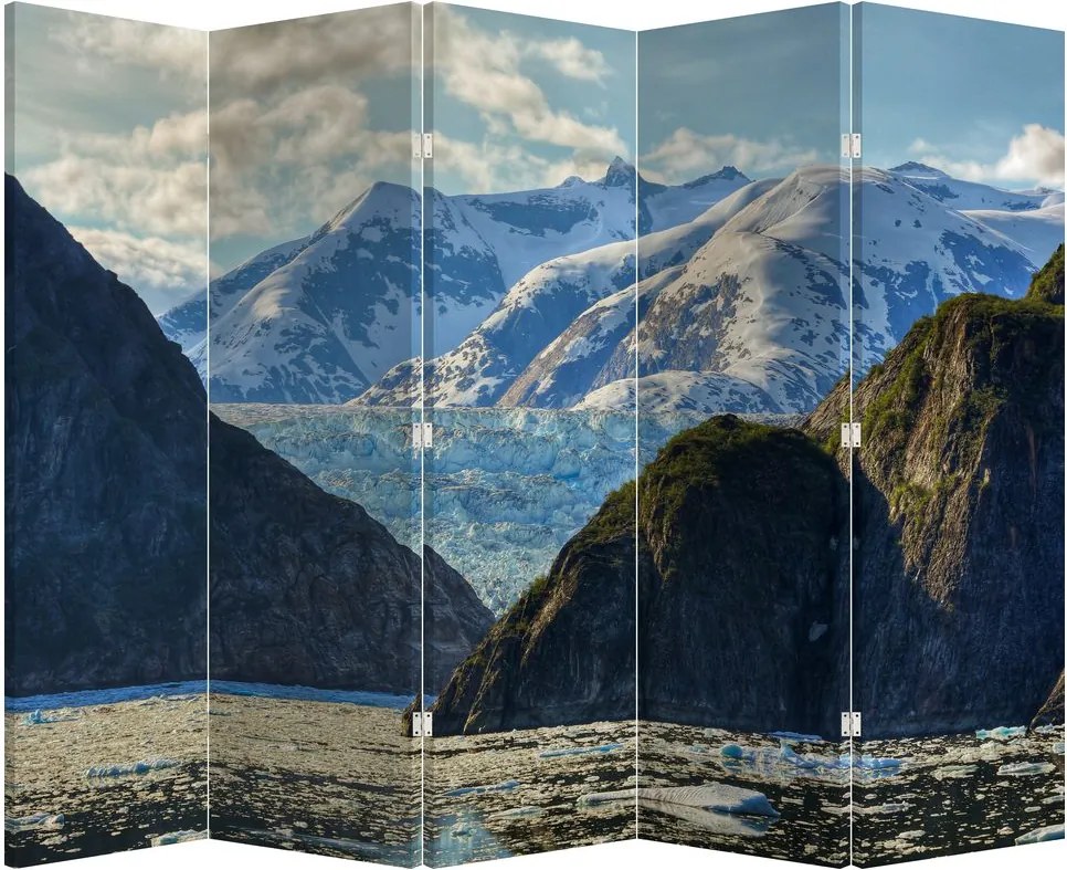 Paraván - Természet hegyekkel (210x170 cm)