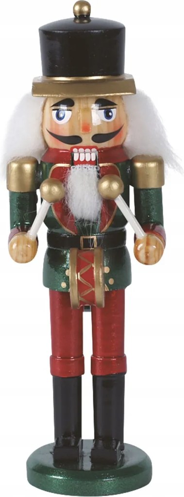 Dobos Diótörő W:15 cm, zöld piros