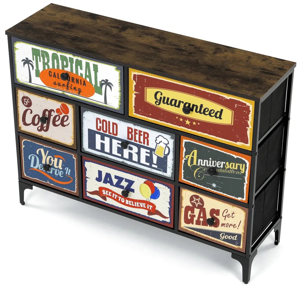 Vintage komód, 103 x 30 x 78 cm, Vintage komód,103 x 30 x 78 cm