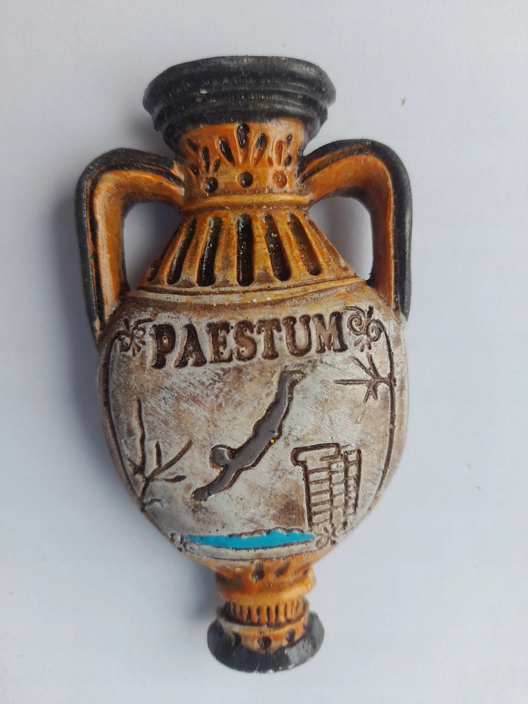 Hűtőmágnes Olasz Paestum Váza