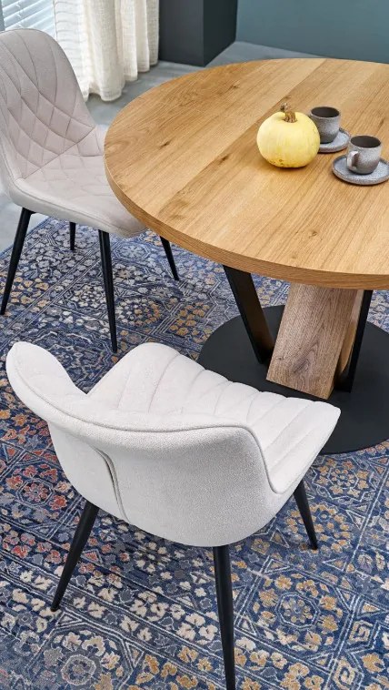 Fanis bővíthető étkezőasztal kerek 120-160cm