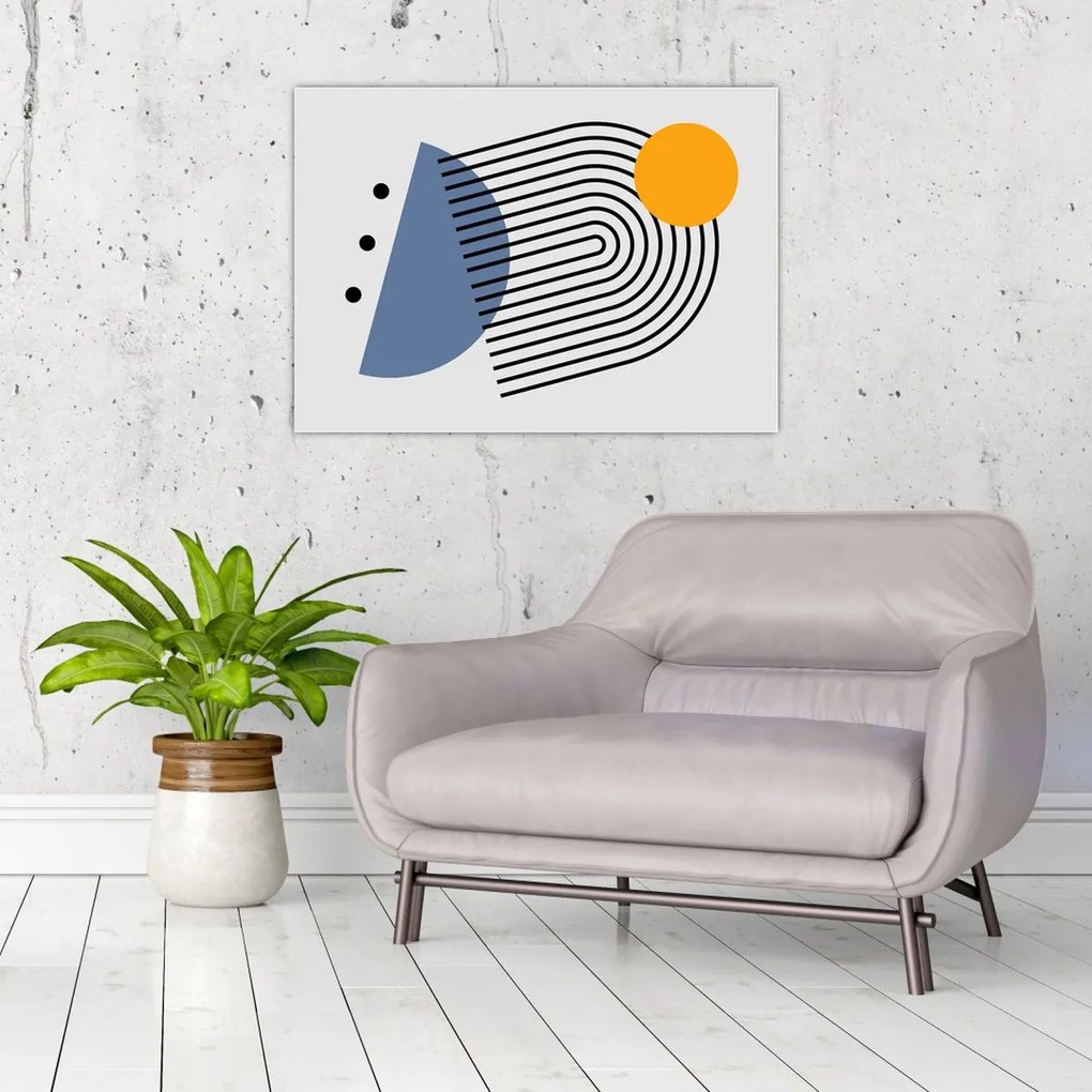 Kép - Minimalista absztrakció N⁰2 (70x50 cm)