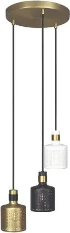 Rabalux beltéri függeszték e27 9w arany/fehér alberta