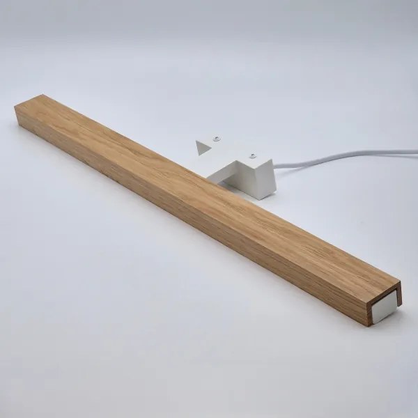 Brilagi-LED fürdőszobai tükörmegvilágítás WOODY MIRROR LED/12W/230V IP44 tölgy/fehér