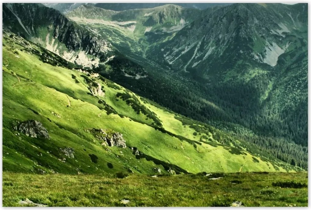 Poszterek 120x80 Tátra Lengyel hegyek Kilátás