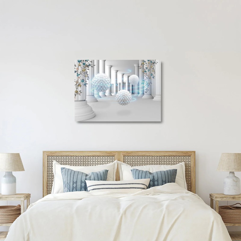Antik stílusú absztrakt képek (üvegen) (70x50 cm)