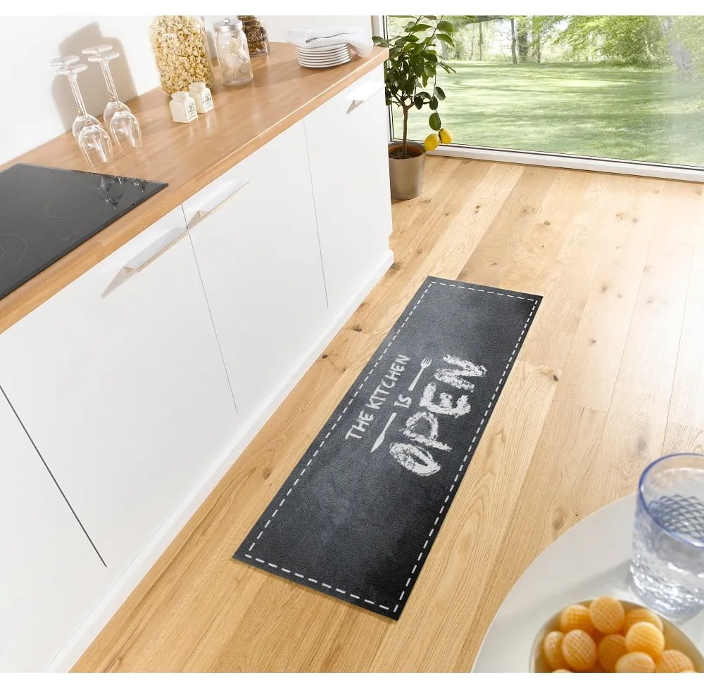Open Kitchen szürke futószőnyeg, 50 x 150 cm - Zala Living